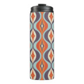 Moderne kunstachtergrond uit de midden-eeuw. Abstr Thermosbeker (Voorkant)