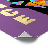  moderne kunstballetdansdanskracht poster (Hoek)