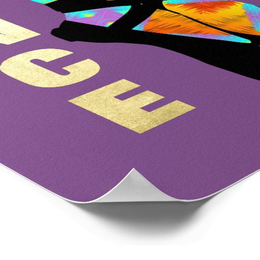  moderne kunstballetdansdanskracht poster (Hoek)