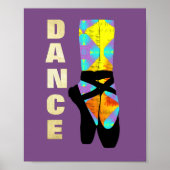  moderne kunstballetdansdanskracht poster (Voorkant)