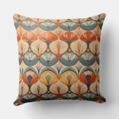 Moderne kunstbladeren kussen (Achterkant)