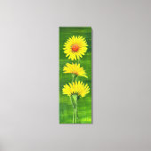 Moderne kunstbloemen canvas afdruk (Voorkant)