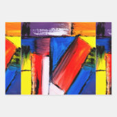 Moderne kunstcadeauverpakking inpakpapier vel (Voorkant 3)