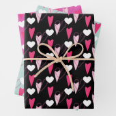 Moderne kunsten, gemengd patroonpapier inpakpapier vel (In situ)