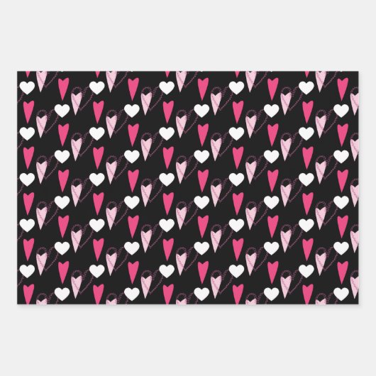 Moderne kunsten, gemengd patroonpapier inpakpapier vel (Voorkant)