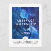 Moderne Kunstenaar Schilder Hand Logo Briefkaart (Voorkant)