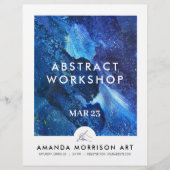 Moderne Kunstenaar Schilder Hand Logo Flyer (Voorkant)