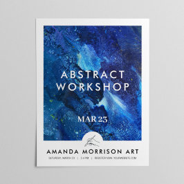 Moderne Kunstenaar Schilder Hand Logo Perfect Poster