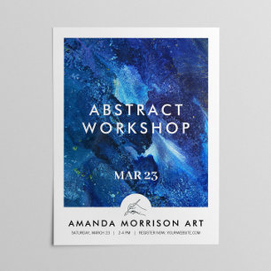 Moderne Kunstenaar Schilder Hand Logo Perfect Poster