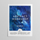 Moderne Kunstenaar Schilder Hand Logo Perfect Poster