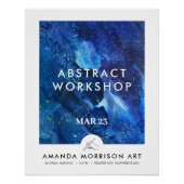 Moderne Kunstenaar Schilder Hand Logo Perfect Poster (Voorkant)