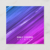 Moderne Kunstenaar Schilder Kunstwerk Studio Vierkante Visitekaartje (Voorkant)