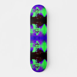 Moderne kunstfles persoonlijk skateboard