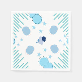 Moderne kunstfusie servet