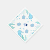 Moderne kunstfusie servet (Hoek)