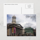 moderne kunstgalerie glasgow briefkaart (Voorkant / Achterkant)