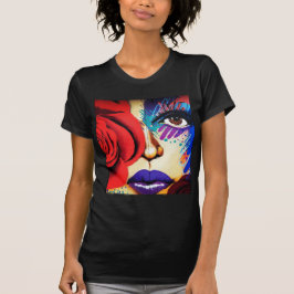 Moderne kunstkleding t-shirt