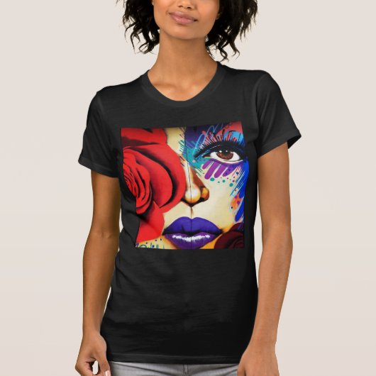 Moderne kunstkleding t-shirt (Voorkant)