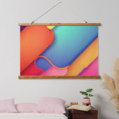 Moderne kunstontwerpmappen voor kleuren hangend wandkleed (Slaapkamer)