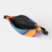 Moderne kunstontwerpmappen voor kleuren heuptasje (Open)