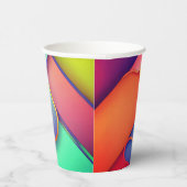 Moderne kunstontwerpmappen voor kleuren papieren bekers (Rechts)