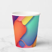 Moderne kunstontwerpmappen voor kleuren papieren bekers (Voorkant)