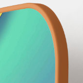 Moderne kunstontwerpmappen voor kleuren pickleball paddle (Links Detail)