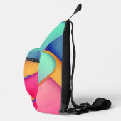 Moderne kunstontwerpmappen voor kleuren sling bag (Rechts)