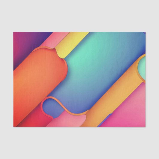 Moderne kunstontwerpmappen voor kleuren tissuepapier (Voorkant)