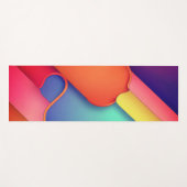 Moderne kunstontwerpmappen voor kleuren yogamat (Voorkant (horizontaal))