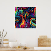 Moderne Kunstposter Poster (Keuken)