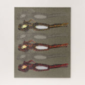 Moderne kunstpuzzel legpuzzel (Verticaal)