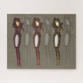 Moderne kunstpuzzel legpuzzel (Horizontaal)