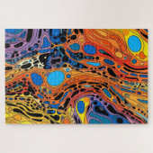Moderne Kunstpuzzel Legpuzzel (Horizontaal)