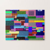 Moderne kunstpuzzel legpuzzel (Horizontaal)