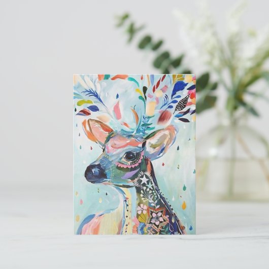  moderne kunstschilders briefkaart (Staand voorkant)