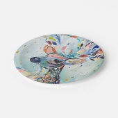  moderne kunstschilders papieren bordje (Gekanteld)