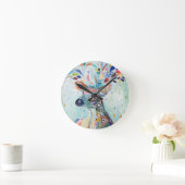 moderne kunstschilders ronde klok (Huis)