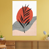 Moderne kunststijl canvas afdruk (Insitu (Woonkamer))