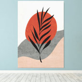 Moderne kunststijl canvas afdruk (Insitu (Houten vloer))