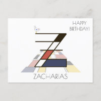 Moderne Kunststijl Monogram. Letter Z