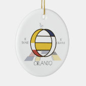 Moderne kunststijlmonogram. Brief O Keramisch Ornament (Rechts)