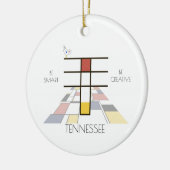 Moderne kunststijlmonogram. Brief T Keramisch Ornament (Links)