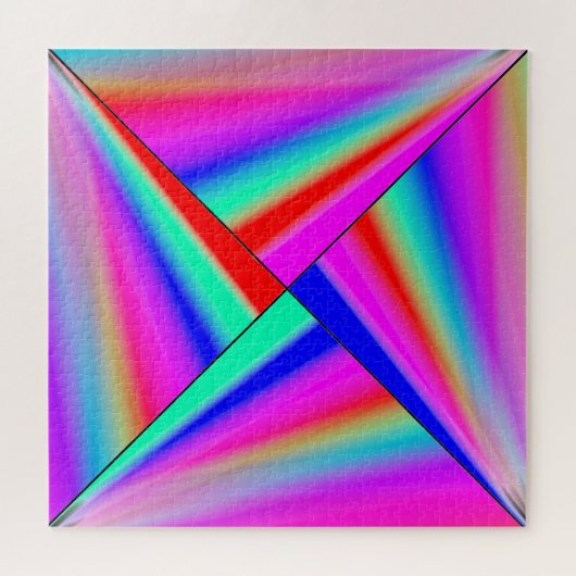 Moderne kunsttegel legpuzzel (Horizontaal)