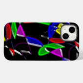 Moderne kunsttextuur Case-Mate iPhone case (Achterkant (horizontaal))