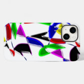 Moderne kunsttextuur Case-Mate iPhone case (Achterkant (horizontaal))