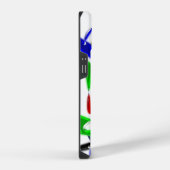 Moderne kunsttextuur iPhone hoesje (Rechterkant)