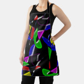 Moderne kunsttextuur schort (Insitu)