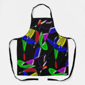 Moderne kunsttextuur schort (Voorkant)