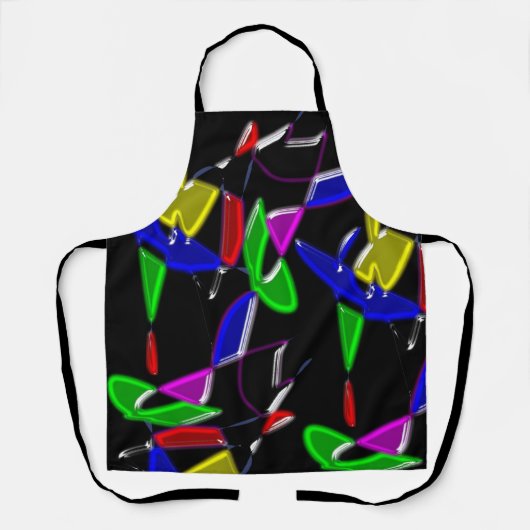Moderne kunsttextuur schort (Voorkant)